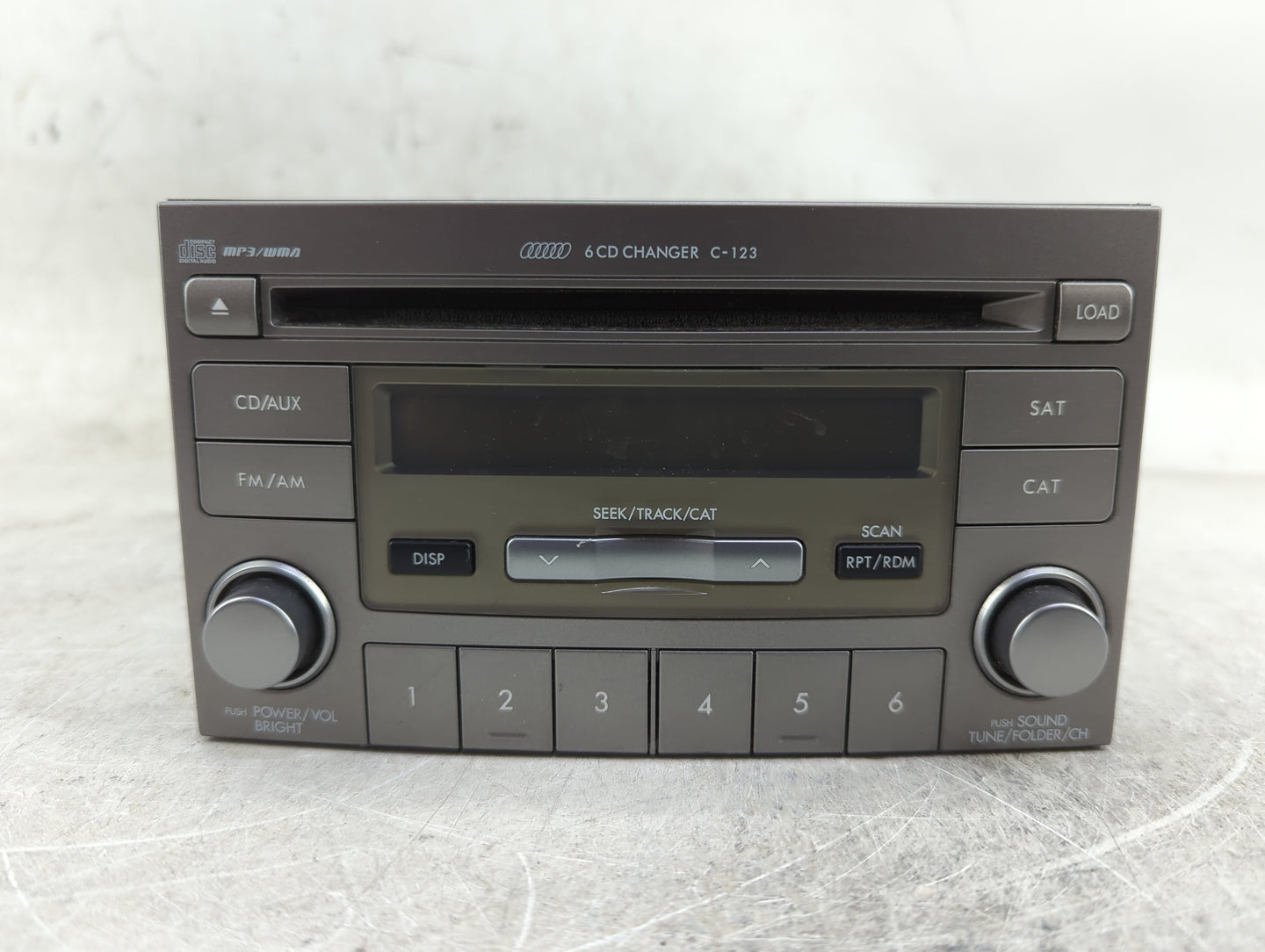2008 Subaru Forester Radio AM FM Cd Player Receiver Replacement P/N:PF-2851B-A Fits OEM Used Auto Parts - Oemusedautoparts1.