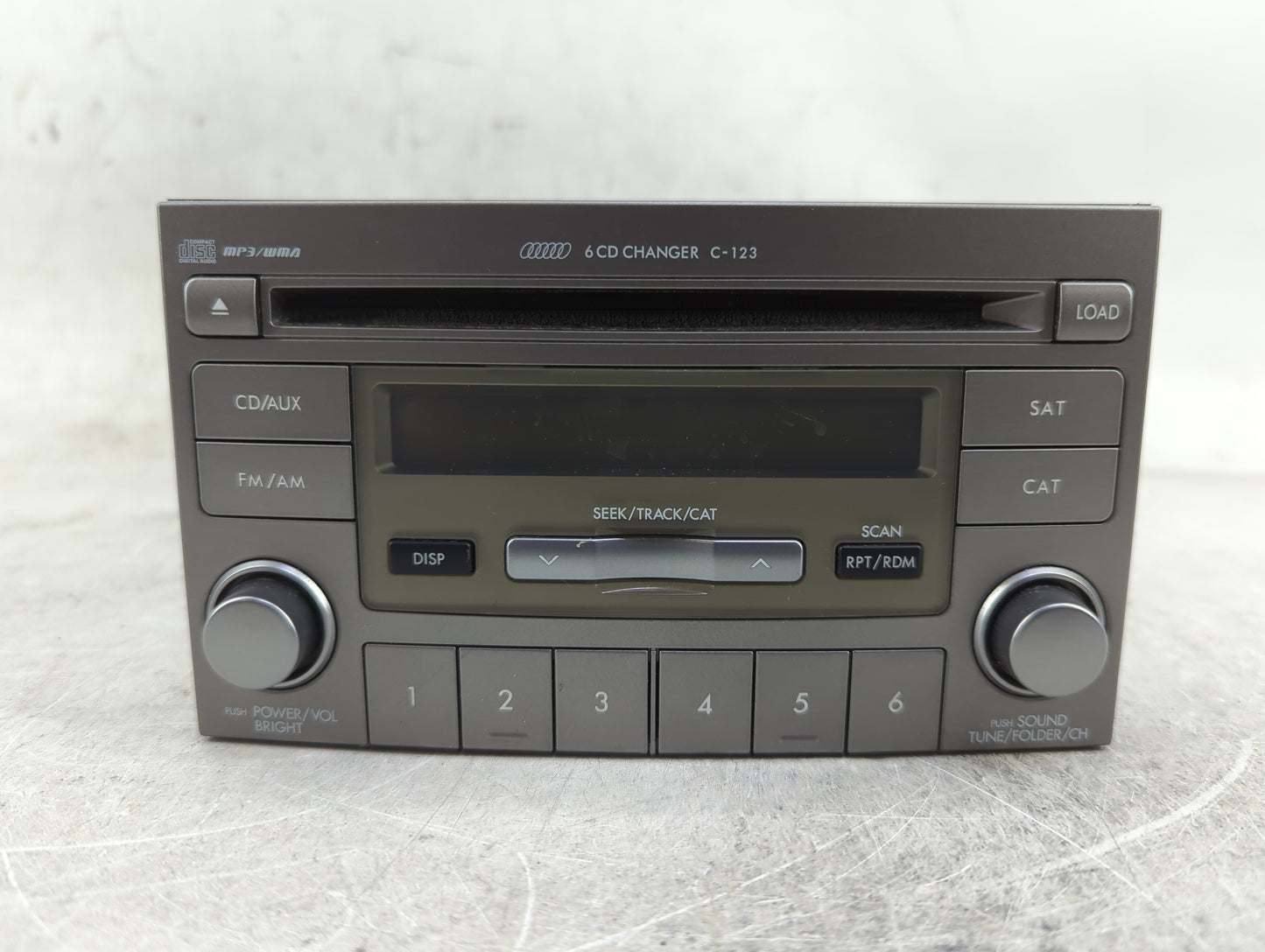 2008 Subaru Forester Radio AM FM Cd Player Receiver Replacement P/N:PF-2851B-A Fits OEM Used Auto Parts - Oemusedautoparts1.