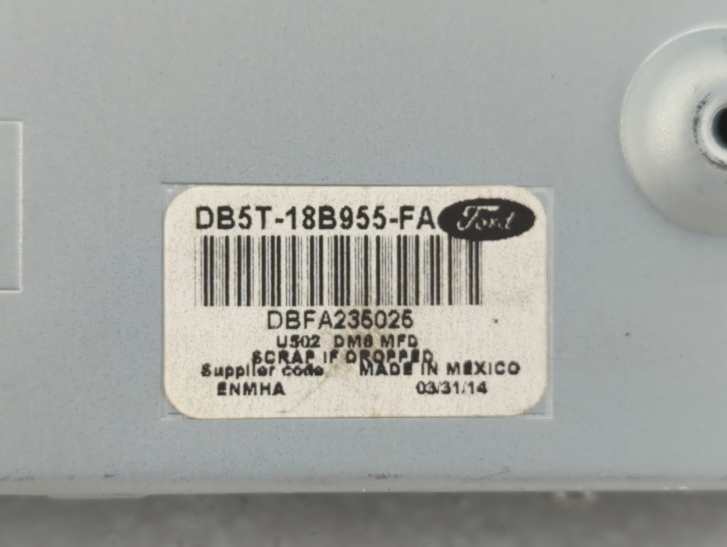 2008 Subaru Forester Radio AM FM Cd Player Receiver Replacement P/N:DB5T-18B955-FA Fits OEM Used Auto Parts - Oemusedautopar