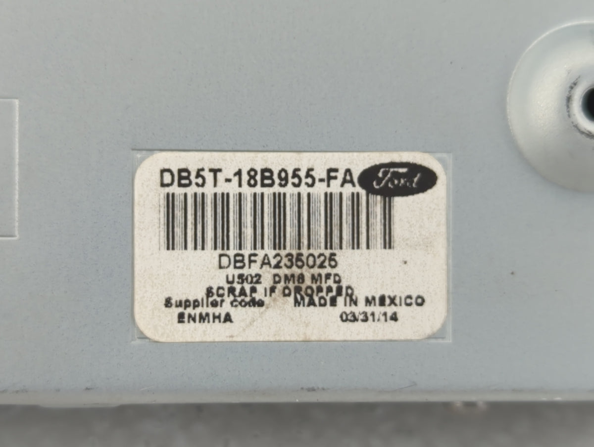 2007-2008 Subaru Forester Radio AM FM Cd Player Receiver Replacement P/N:DB5T-18B955-FA Fits Fits 2007 2008 OEM Used Auto Pa