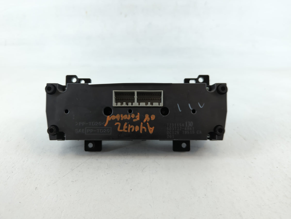 2007-2008 Subaru Forester Climate Control Module Temperature AC/Heater Replacement P/N:503722-4941 72311SA130 Fits Fits 2007