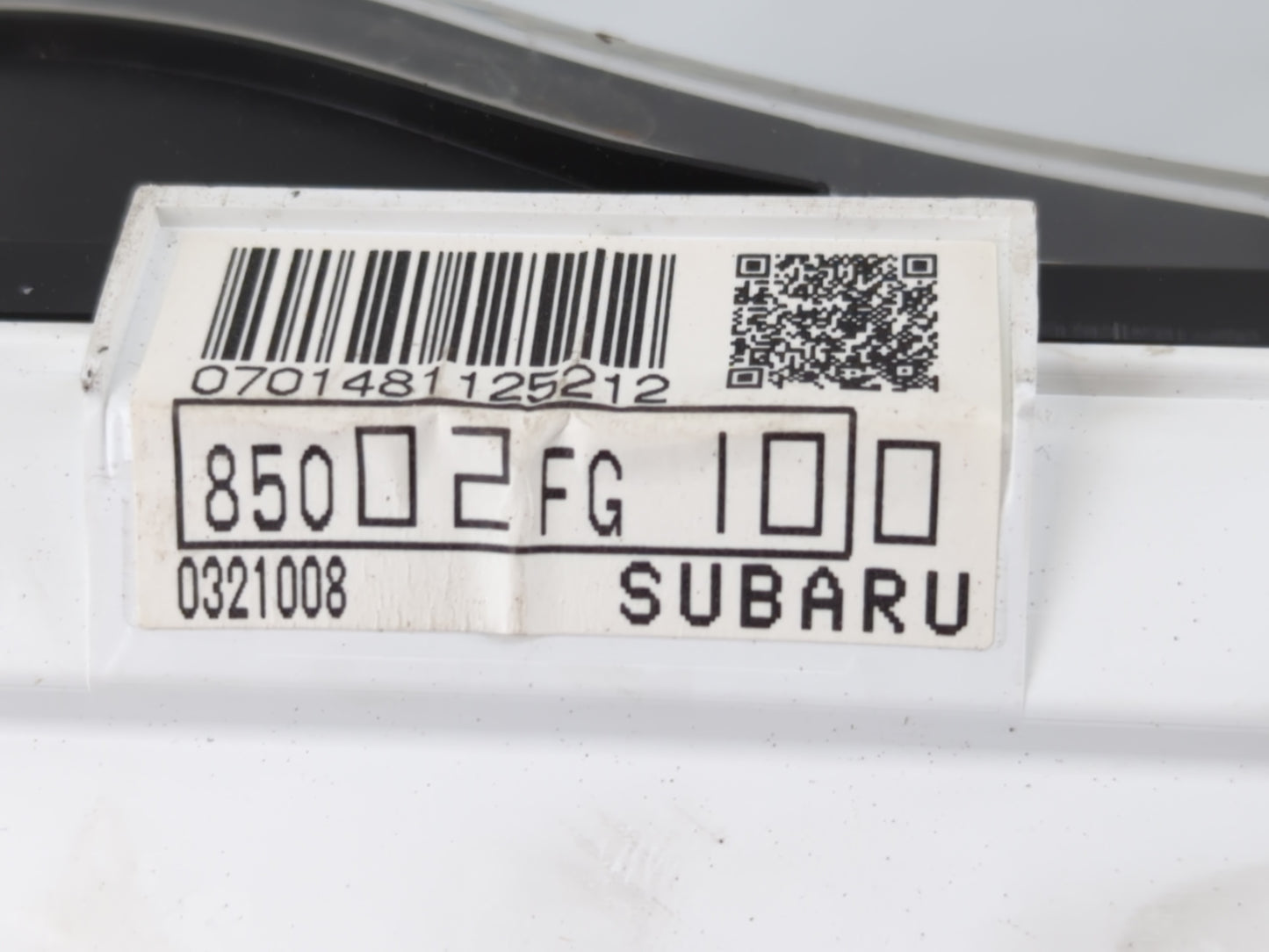 2008 Subaru Impreza Instrument Cluster Speedometer Gauges Fits OEM Used Auto Parts - Oemusedautoparts1.com