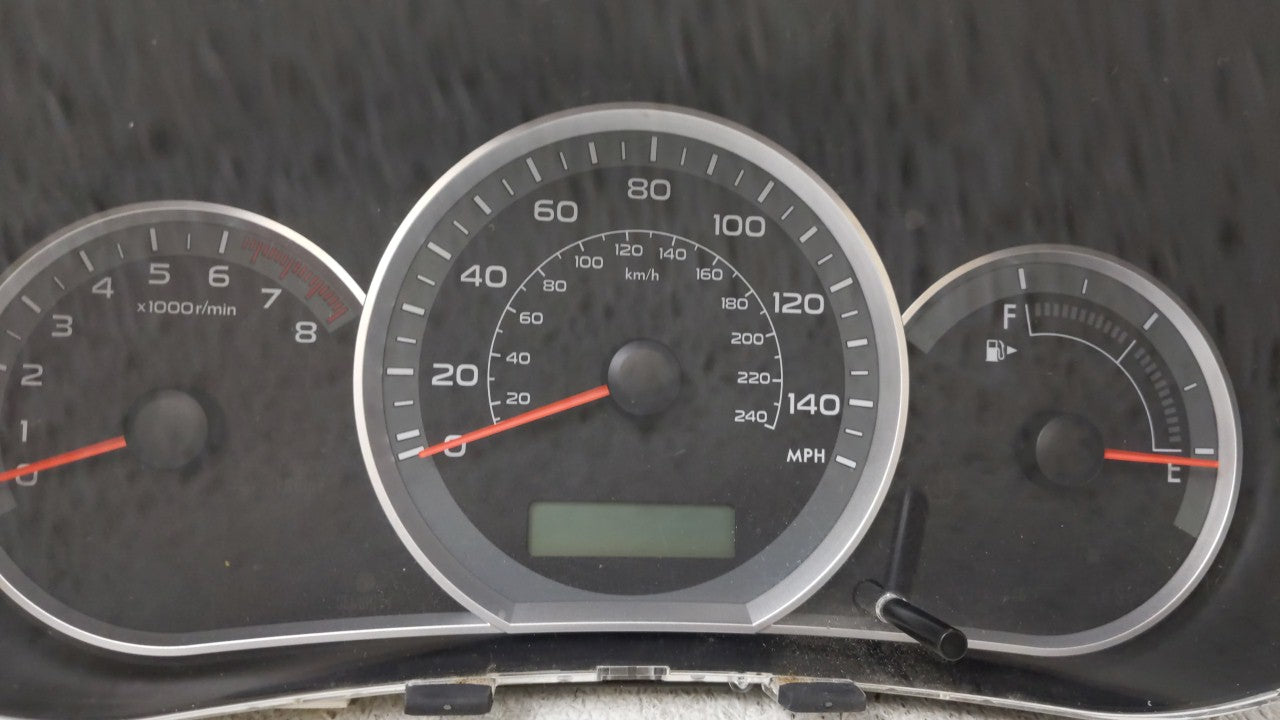 2008 Subaru Impreza Instrument Cluster Speedometer Gauges P/N:8502FG100 Fits OEM Used Auto Parts - Oemusedautoparts1.com