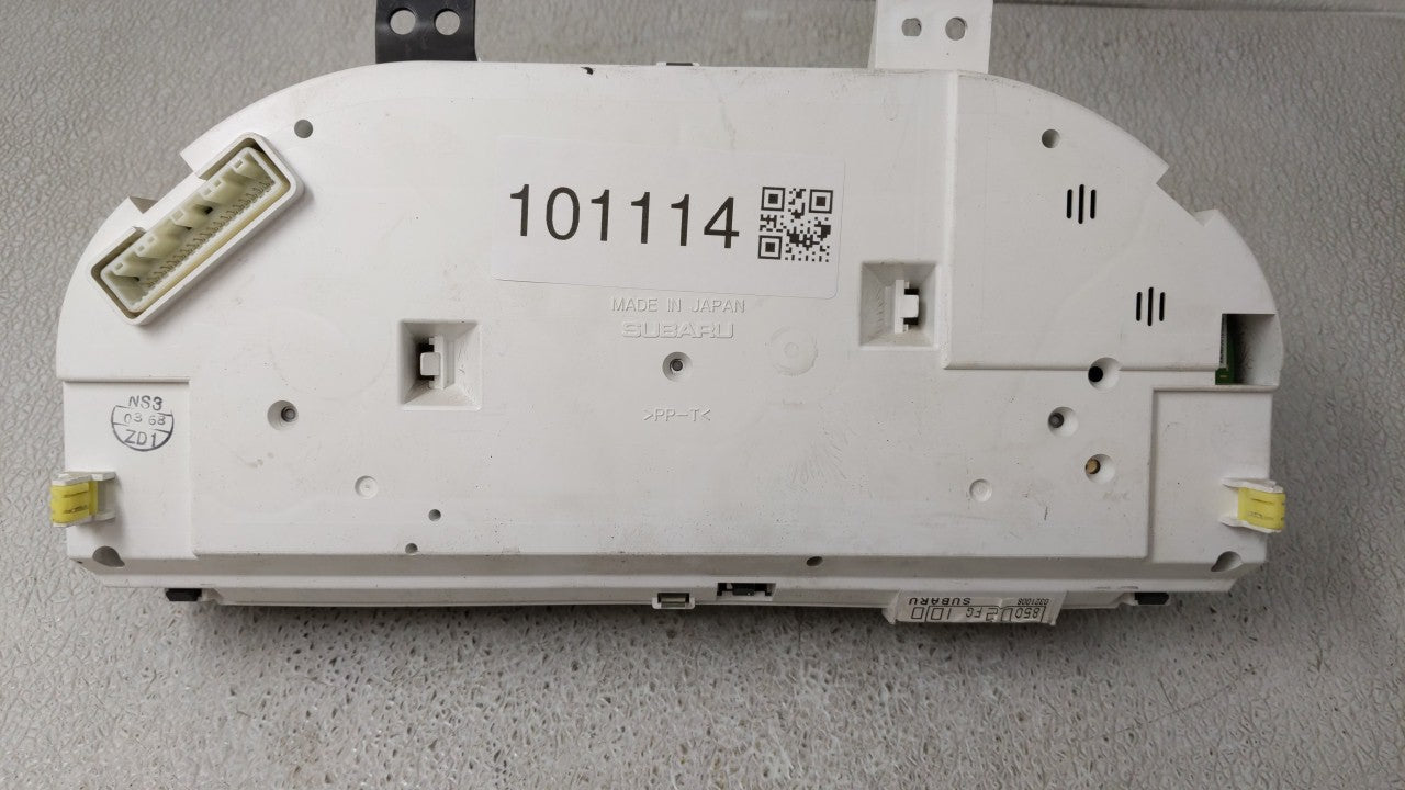 2008 Subaru Impreza Instrument Cluster Speedometer Gauges P/N:8502FG100 Fits OEM Used Auto Parts - Oemusedautoparts1.com
