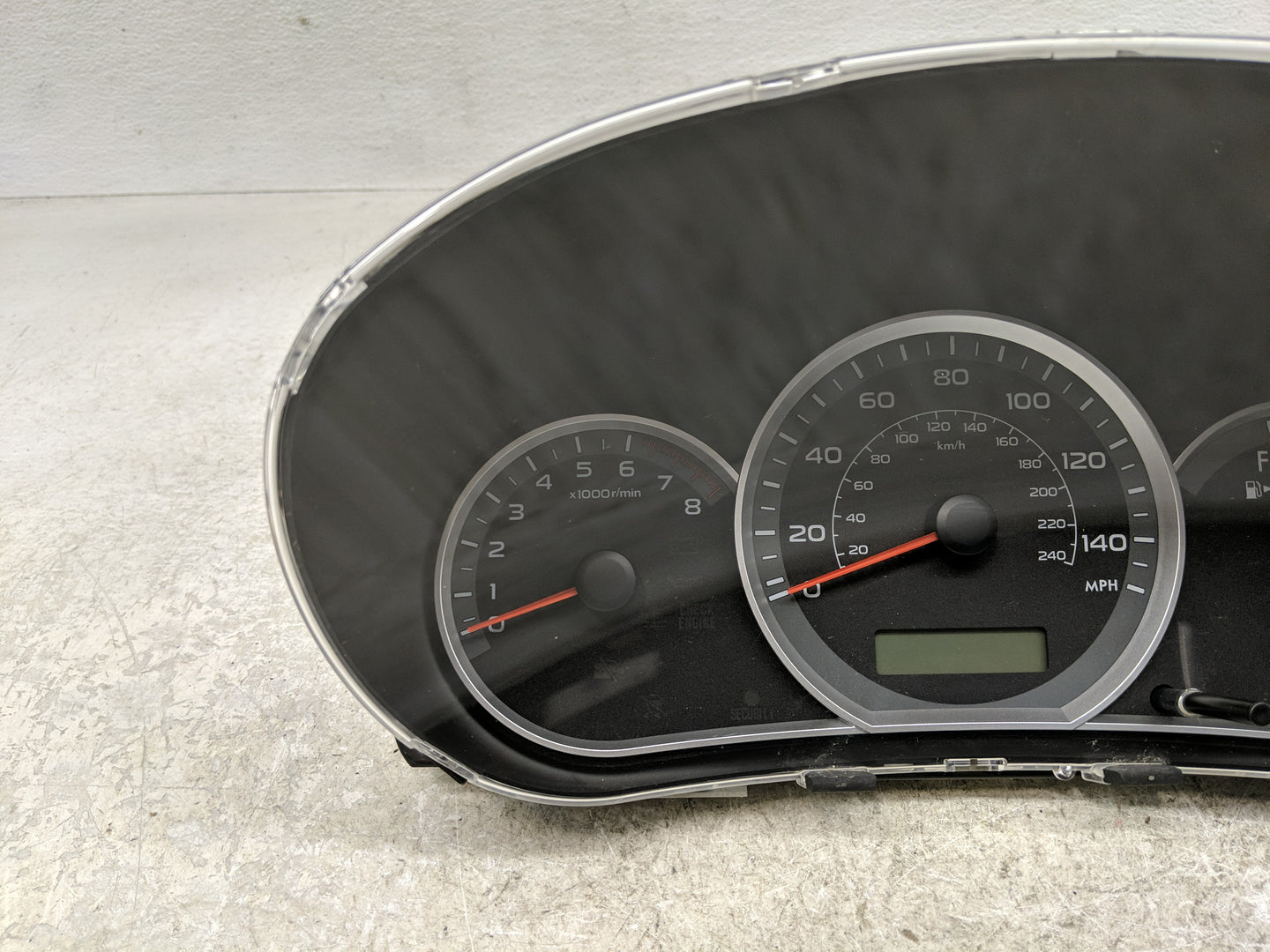 2008 Subaru Impreza Instrument Cluster Speedometer Gauges P/N:85002FG120 Fits OEM Used Auto Parts - Oemusedautoparts1.com