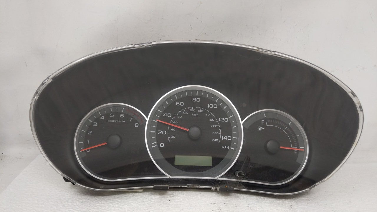 2008 Subaru Impreza Instrument Cluster Speedometer Gauges P/N:8502FG110 Fits OEM Used Auto Parts - Oemusedautoparts1.com