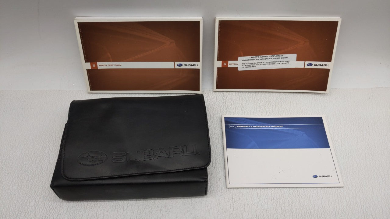 2008 Subaru Impreza Owners Manual Book Guide OEM Used Auto Parts - Oemusedautoparts1.com