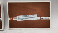 2008 Subaru Impreza Owners Manual Book Guide OEM Used Auto Parts - Oemusedautoparts1.com