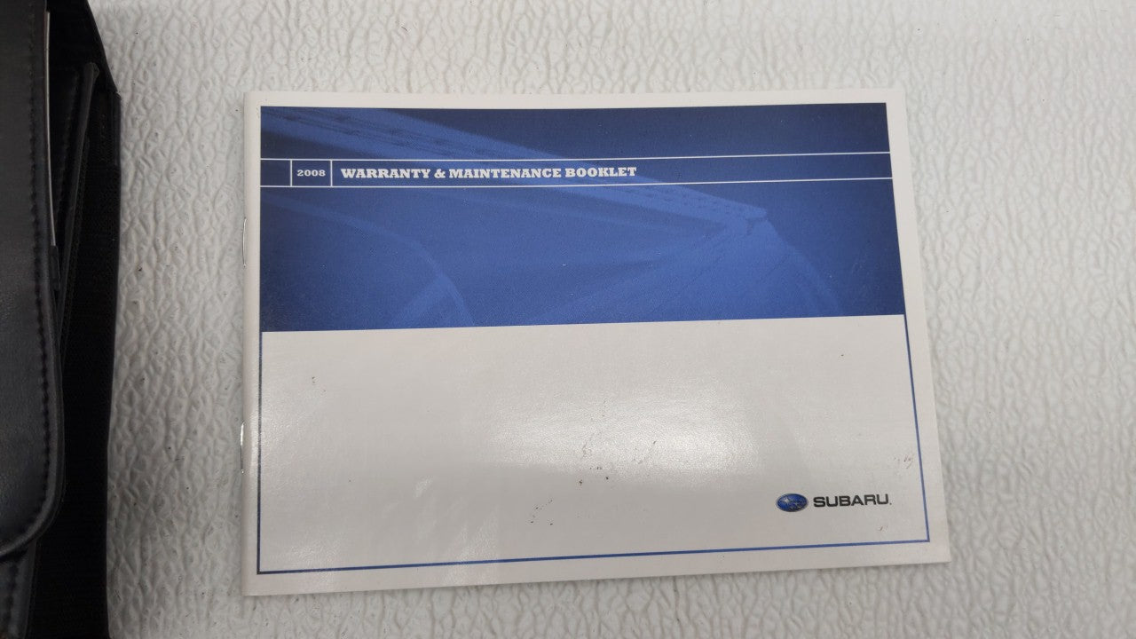 2008 Subaru Impreza Owners Manual Book Guide OEM Used Auto Parts - Oemusedautoparts1.com