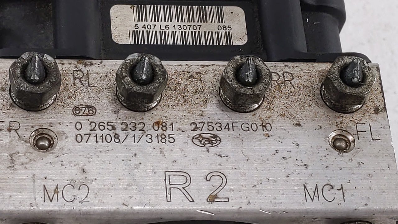 2008-2009 Subaru Impreza ABS Pump Control Module Replacement P/N:27534FG010 Fits Fits 2008 2009 OEM Used Auto Parts - Oemuse