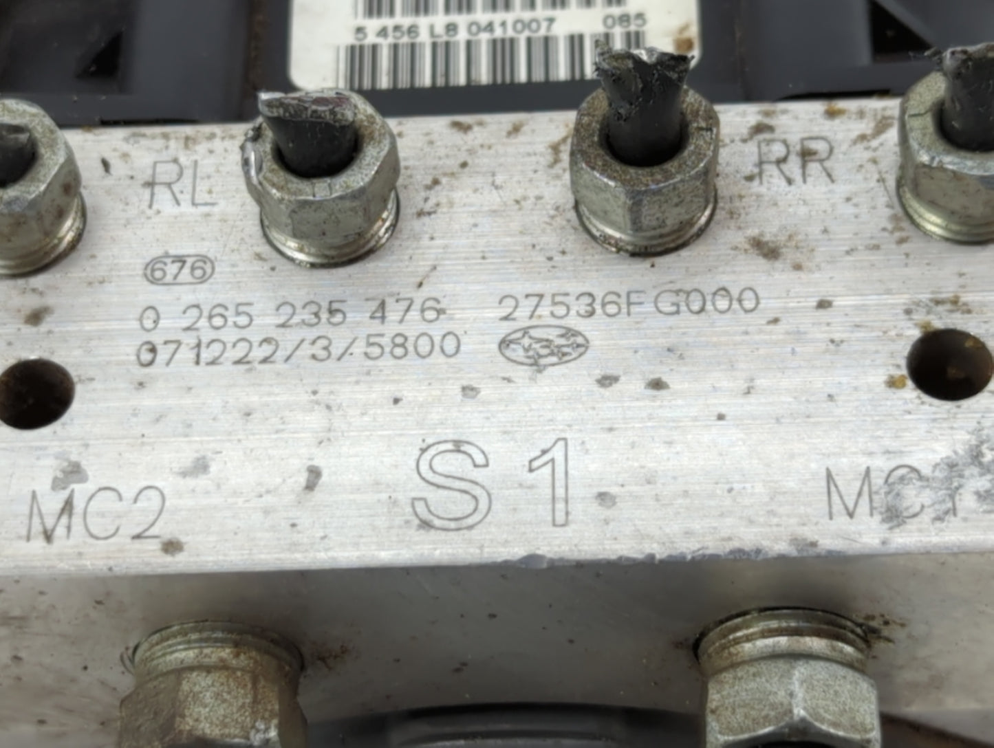 2008-2009 Subaru Impreza ABS Pump Control Module Replacement P/N:27536FG000 Fits Fits 2008 2009 OEM Used Auto Parts - Oemuse