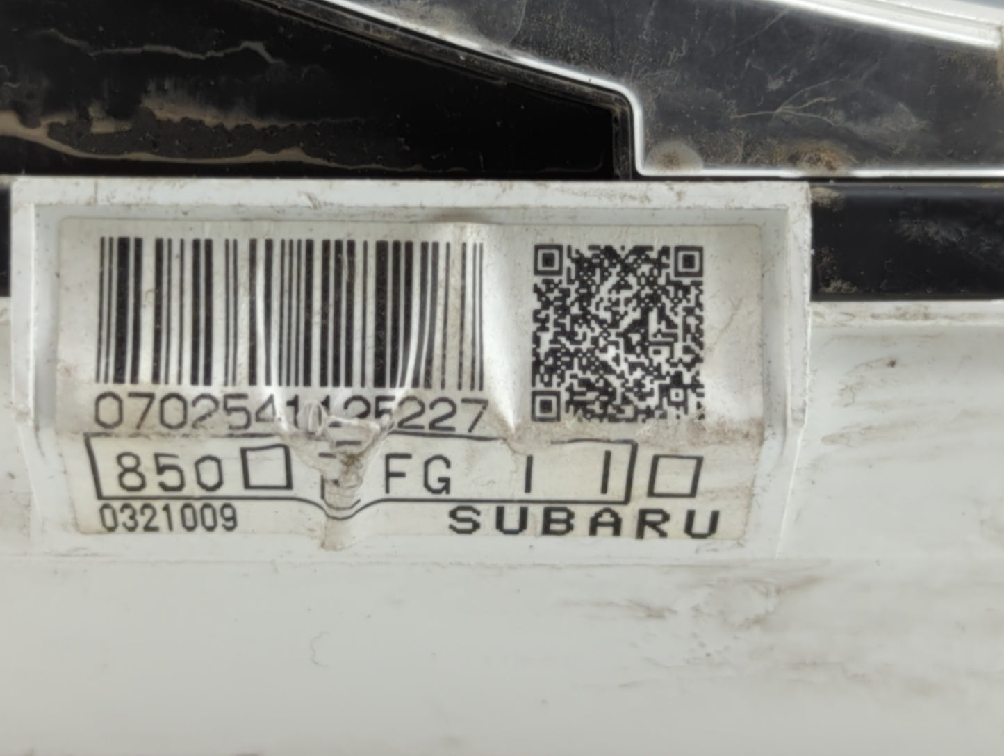 2008 Subaru Impreza Instrument Cluster Speedometer Gauges P/N:85002FG110 Fits OEM Used Auto Parts - Oemusedautoparts1.com