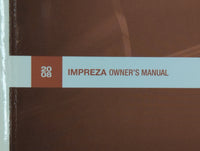 2008 Subaru Impreza Owners Manual Book Guide OEM Used Auto Parts - Oemusedautoparts1.com