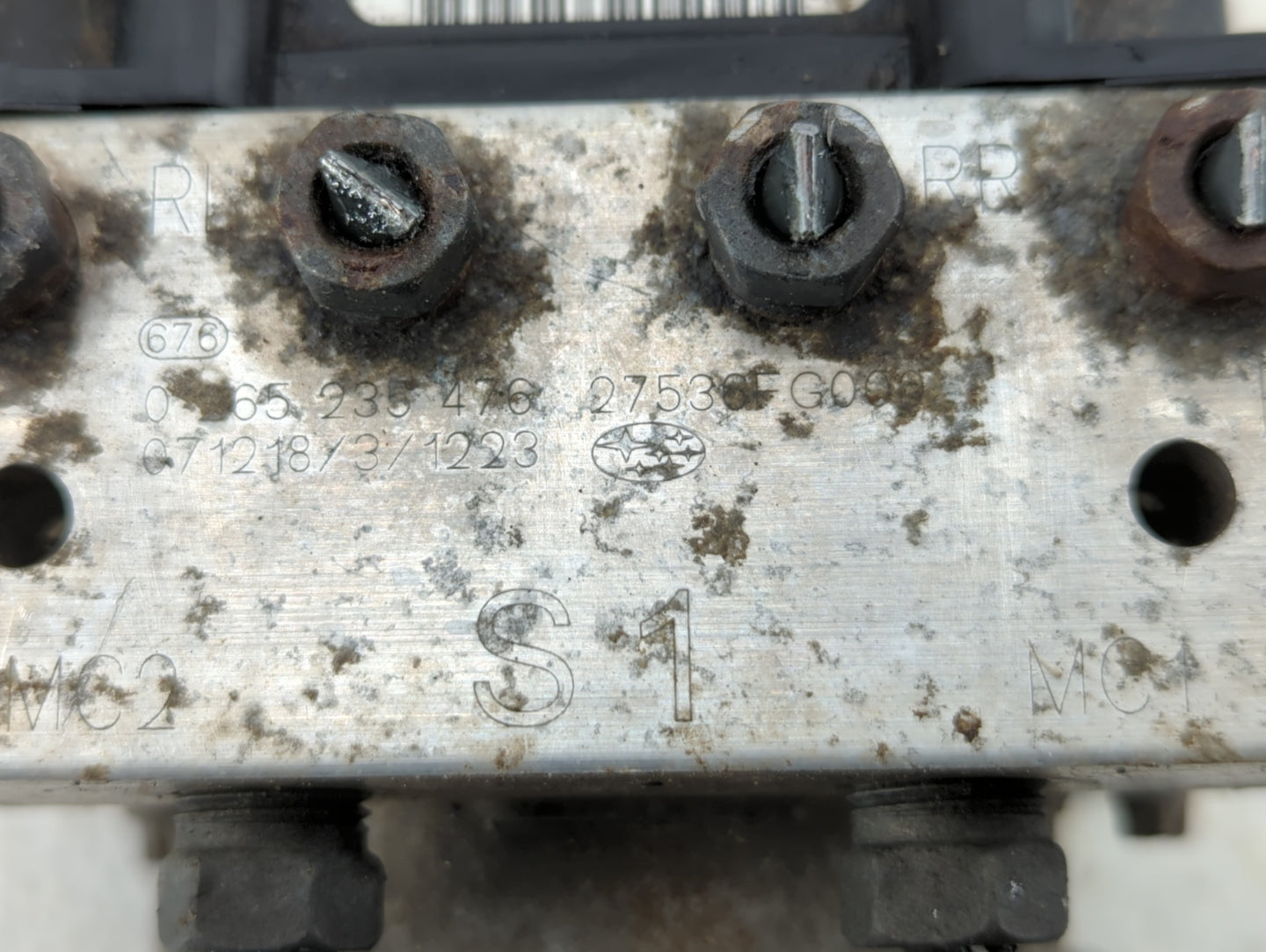 2008-2011 Subaru Impreza ABS Pump Control Module Replacement P/N:275360G001 Fits Fits 2008 2009 2010 2011 OEM Used Auto Part