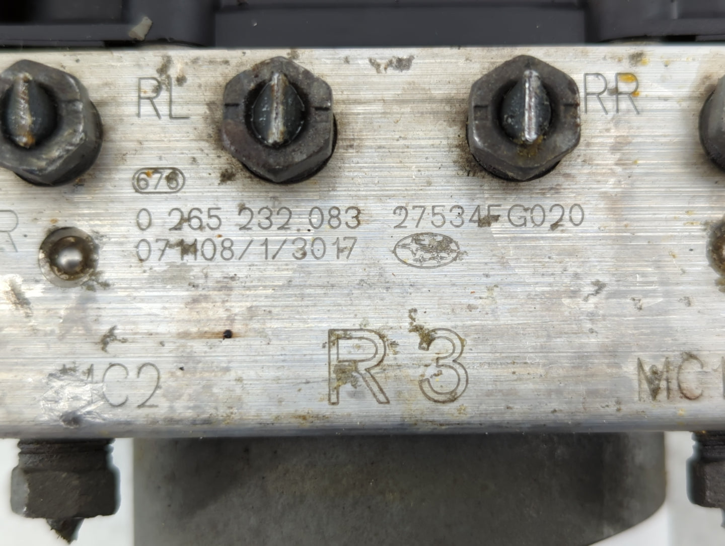 2008-2009 Subaru Impreza ABS Pump Control Module Replacement P/N:27534FG020 0 265 232 083 Fits Fits 2008 2009 OEM Used Auto 