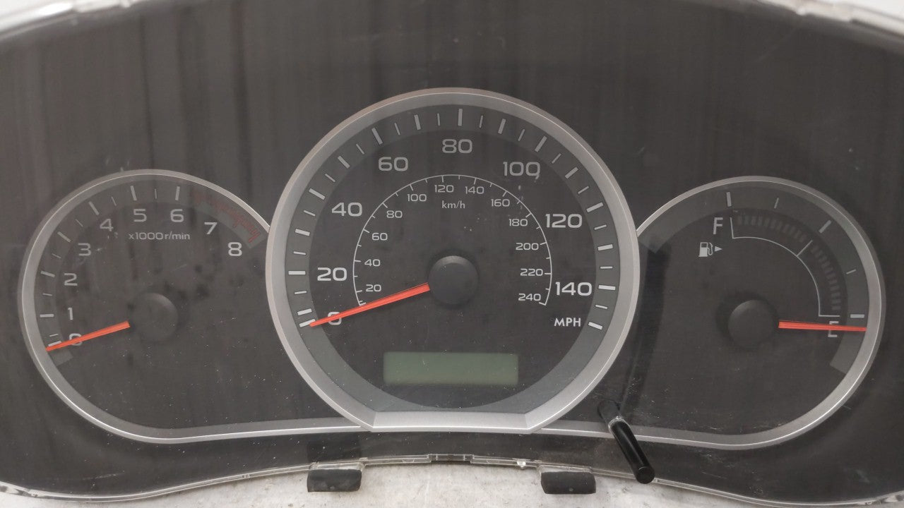 2008 Subaru Impreza Instrument Cluster Speedometer Gauges P/N:8502FG110 Miles: Fits OEM Used Auto Parts - Oemusedautoparts1.