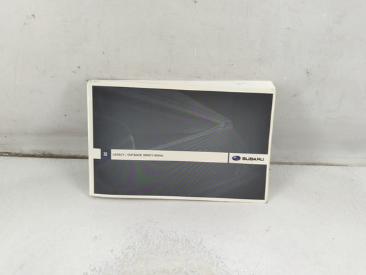 2008 Subaru Legacy Owners Manual Book Guide P/N:MSA5M0804A OEM Used Auto Parts - Oemusedautoparts1.com