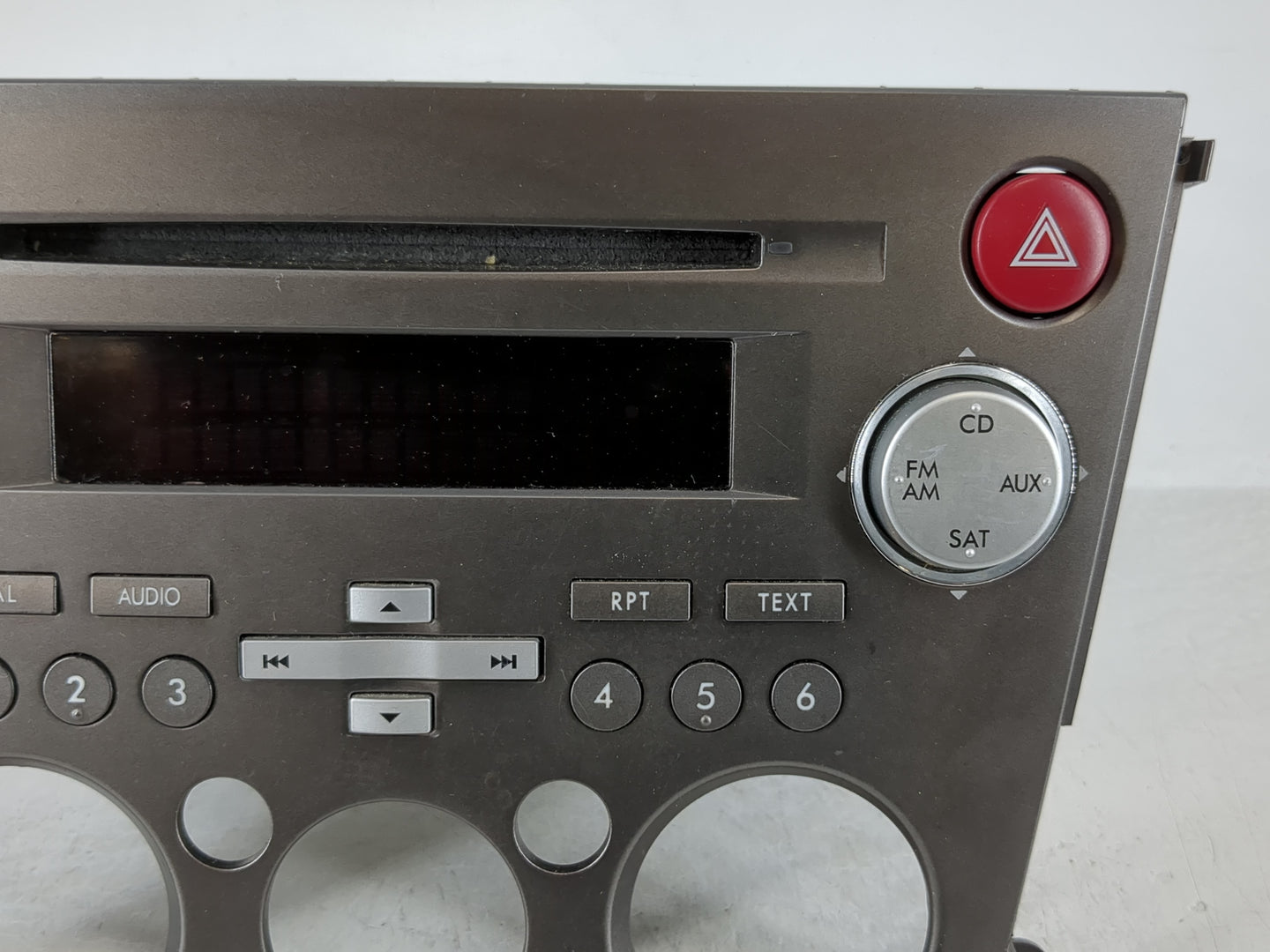2007-2009 Subaru Legacy Radio AM FM Cd Player Receiver Replacement P/N:86201AG69B Fits Fits 2007 2008 2009 OEM Used Auto Par