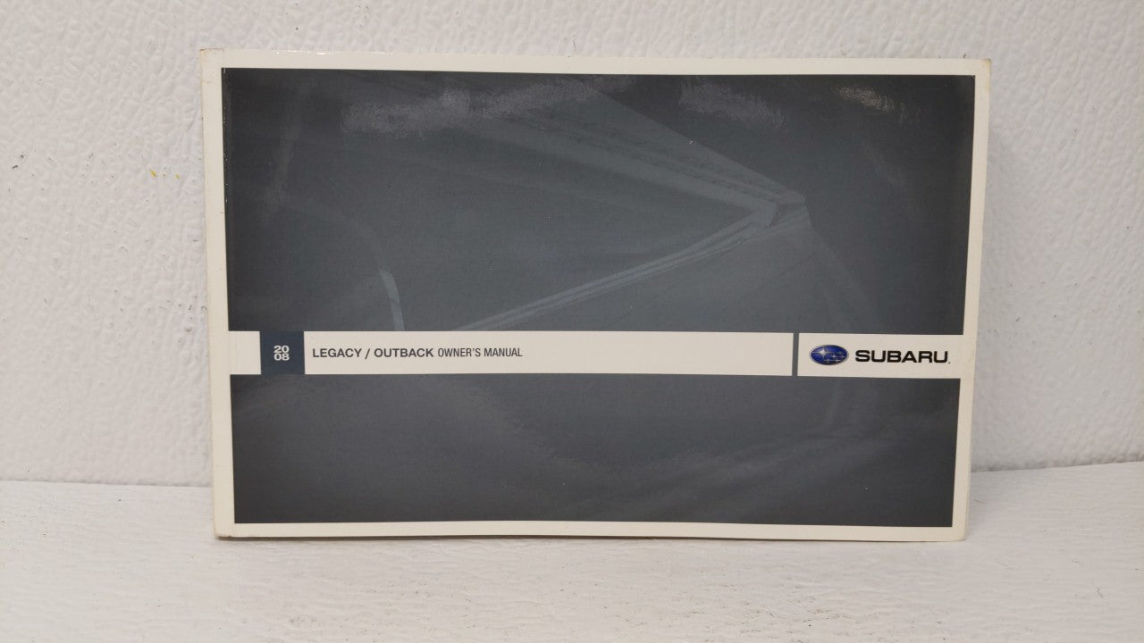 2008 Subaru Legacy Owners Manual Book Guide OEM Used Auto Parts - Oemusedautoparts1.com