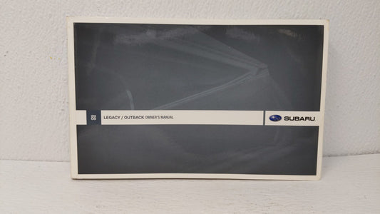 2008 Subaru Legacy Owners Manual Book Guide OEM Used Auto Parts - Oemusedautoparts1.com