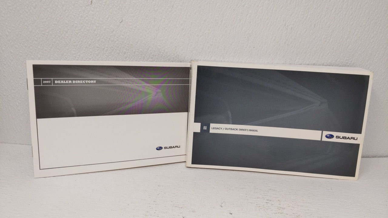 2008 Subaru Legacy Owners Manual Book Guide OEM Used Auto Parts - Oemusedautoparts1.com