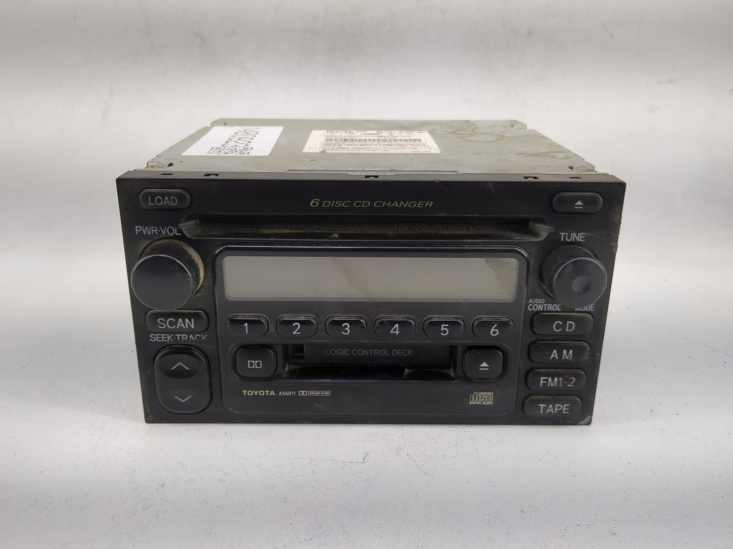 2007-2009 Subaru Legacy Radio AM FM Cd Player Receiver Replacement P/N:86120-0C040 Fits Fits 2007 2008 2009 OEM Used Auto Pa