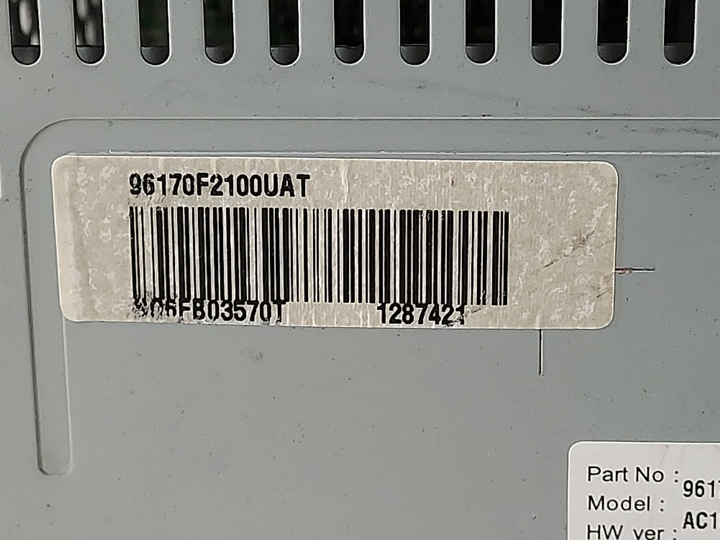 2007-2009 Subaru Legacy Radio AM FM Cd Player Receiver Replacement P/N:96170F2100UAT Fits Fits 2007 2008 2009 OEM Used Auto 