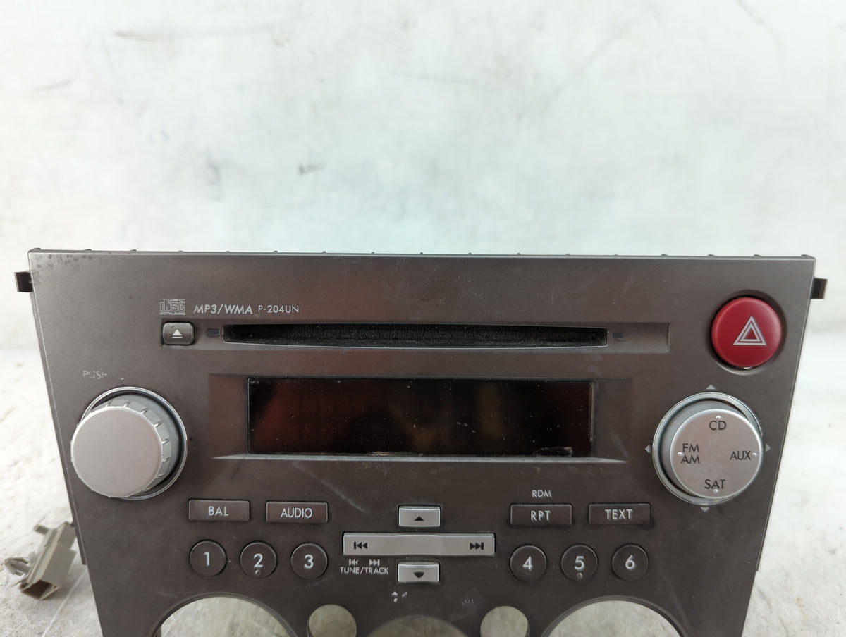 2007-2009 Subaru Legacy Radio AM FM Cd Player Receiver Replacement P/N:86201AG69B CQ-JF1760X Fits Fits 2007 2008 2009 OEM Us