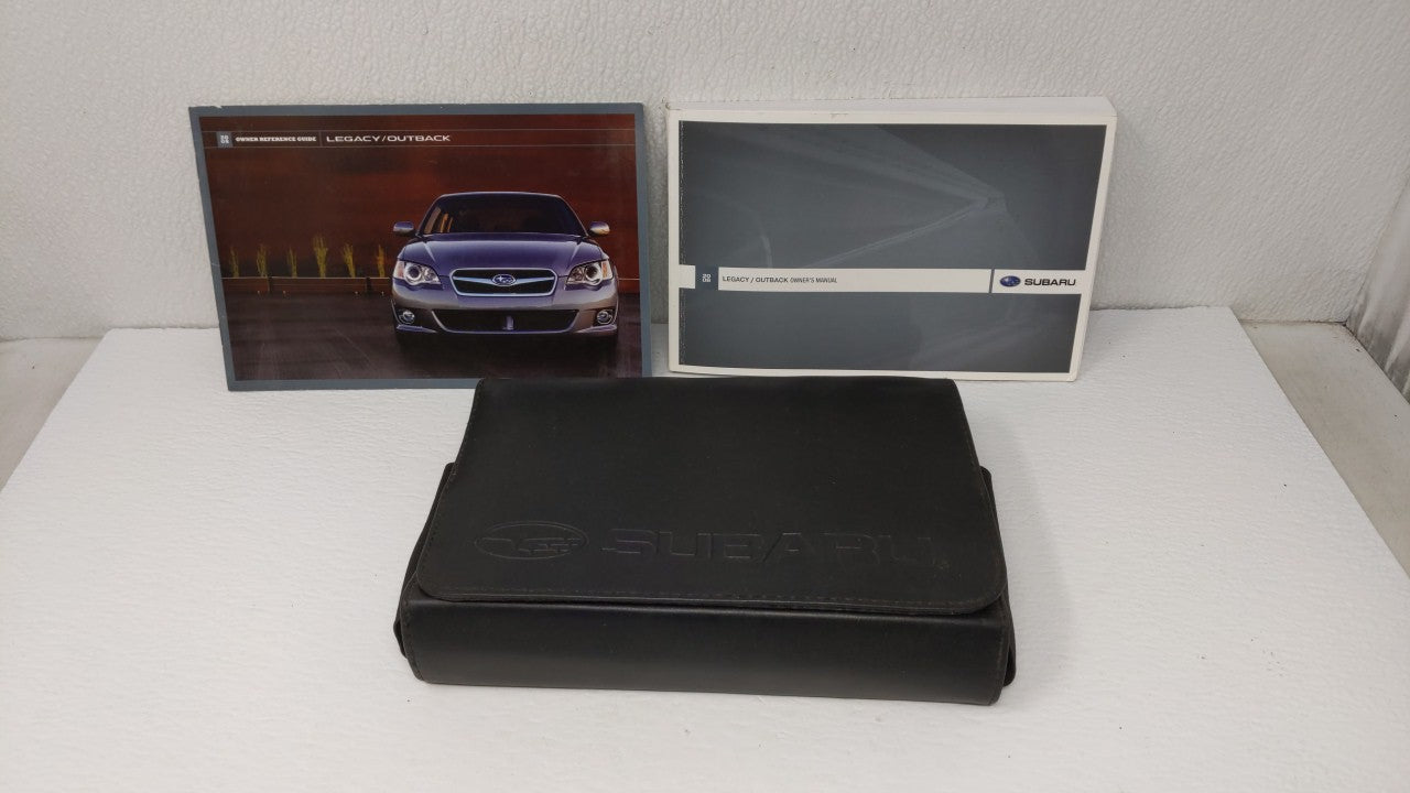 2008 Subaru Legacy Owners Manual Book Guide OEM Used Auto Parts - Oemusedautoparts1.com