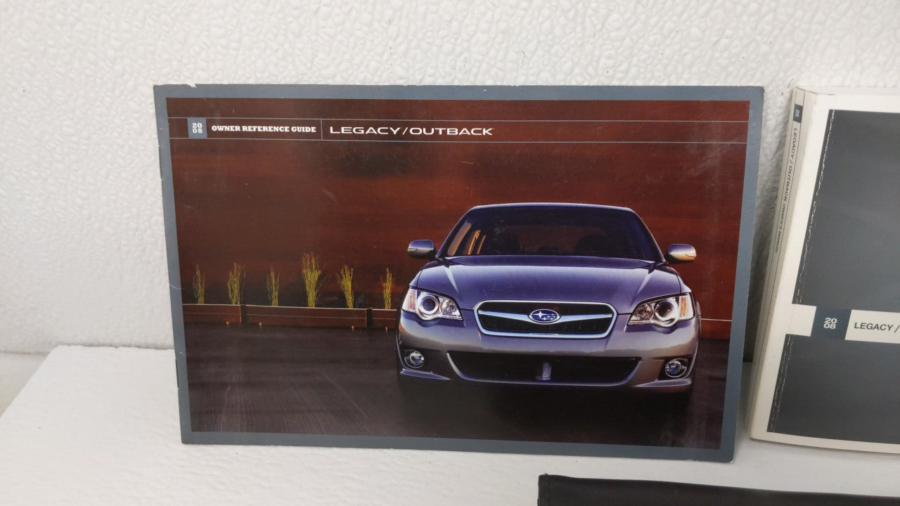 2008 Subaru Legacy Owners Manual Book Guide OEM Used Auto Parts - Oemusedautoparts1.com