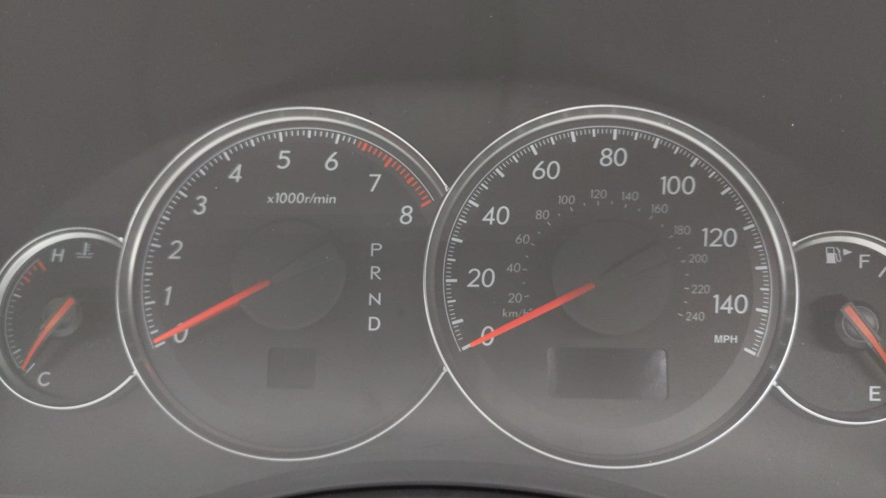 2008 Subaru Legacy Instrument Cluster Speedometer Gauges P/N:85014AG57A 85014AG50A Fits OEM Used Auto Parts - Oemusedautopar