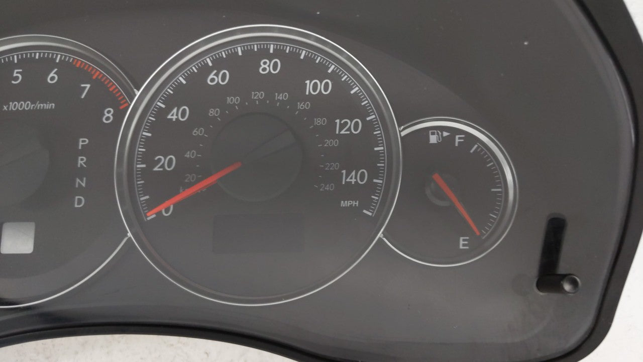 2008 Subaru Legacy Instrument Cluster Speedometer Gauges P/N:85014AG57A 85014AG50A Fits OEM Used Auto Parts - Oemusedautopar