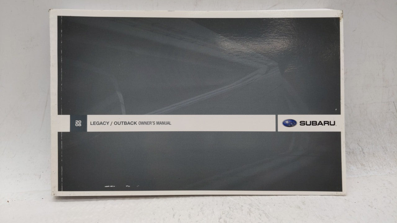 2008 Subaru Legacy Owners Manual Book Guide OEM Used Auto Parts - Oemusedautoparts1.com