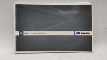 2008 Subaru Legacy Owners Manual Book Guide OEM Used Auto Parts - Oemusedautoparts1.com