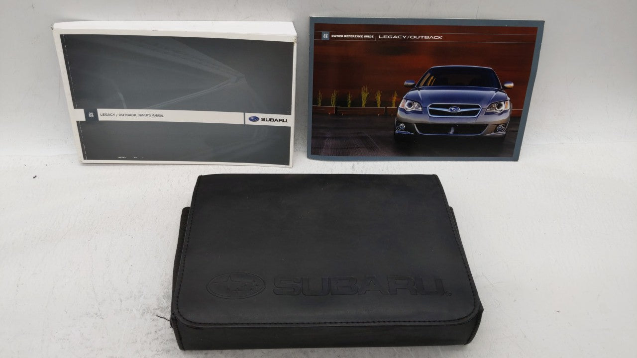 2008 Subaru Legacy Owners Manual Book Guide OEM Used Auto Parts - Oemusedautoparts1.com