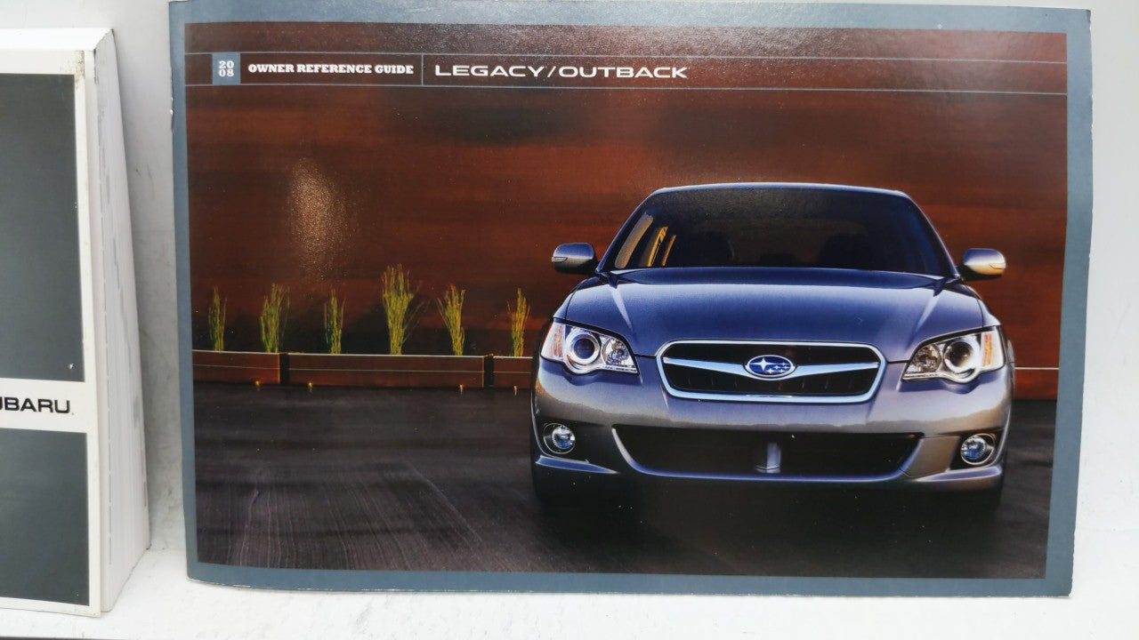 2008 Subaru Legacy Owners Manual Book Guide OEM Used Auto Parts - Oemusedautoparts1.com