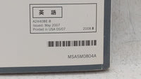 2008 Subaru Legacy Owners Manual Book Guide OEM Used Auto Parts - Oemusedautoparts1.com