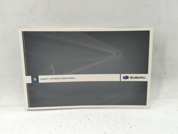 2008 Subaru Legacy Owners Manual Book Guide P/N:MSA5M0904A OEM Used Auto Parts - Oemusedautoparts1.com