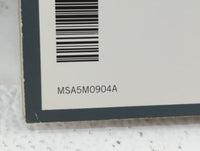 2008 Subaru Legacy Owners Manual Book Guide P/N:MSA5M0904A OEM Used Auto Parts - Oemusedautoparts1.com
