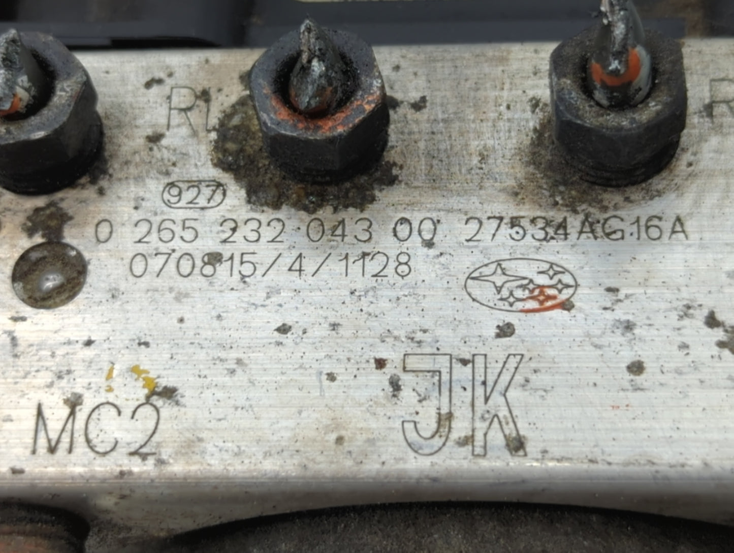 2007-2009 Subaru Legacy ABS Pump Control Module Replacement P/N:27534AG16A 210451 9N00B, 27536AG27A Fits Fits 2007 2008 2009