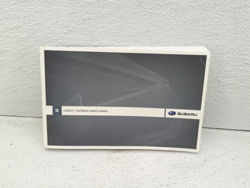2008 Subaru Legacy Owners Manual Book Guide OEM Used Auto Parts - Oemusedautoparts1.com