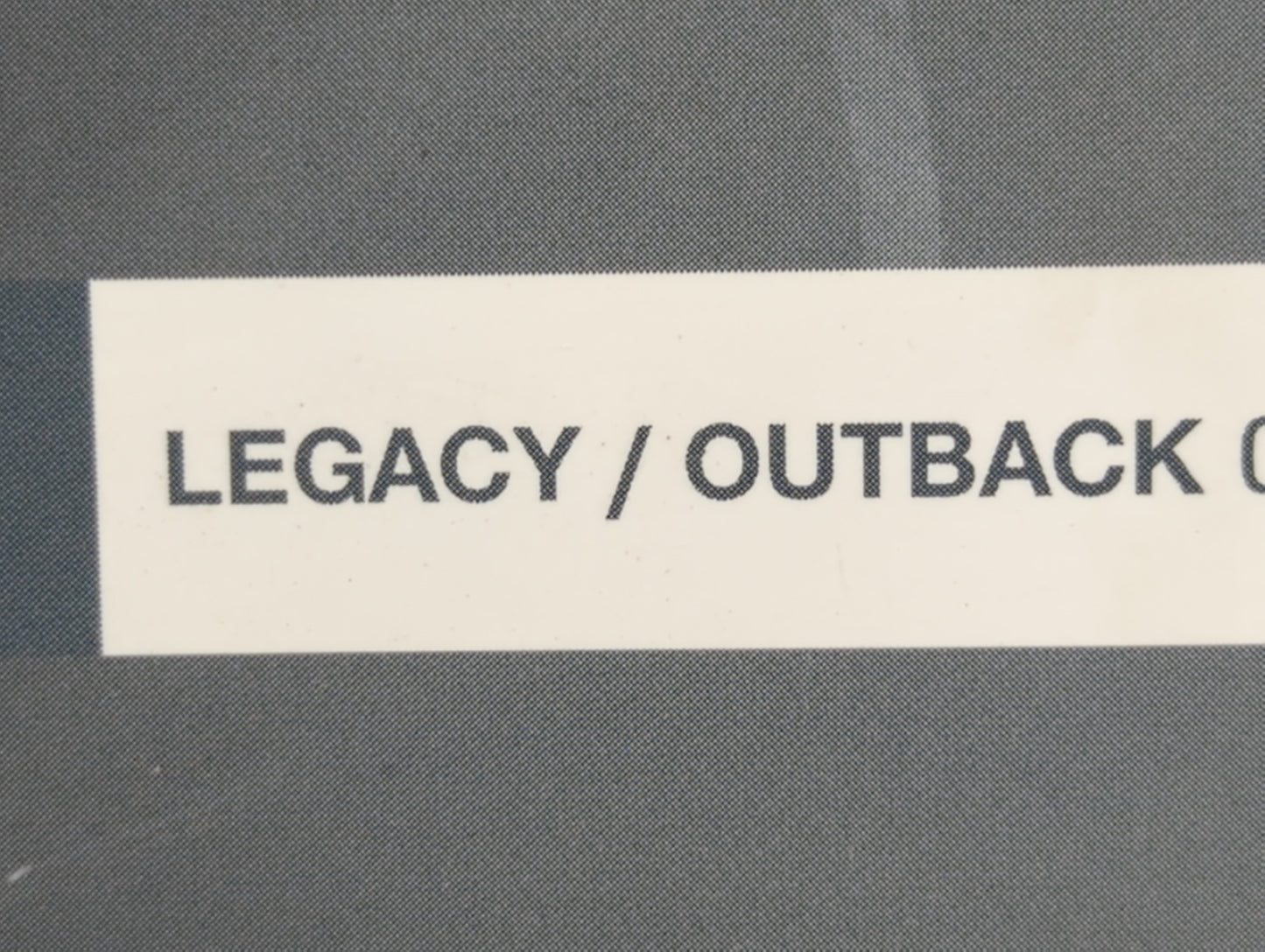 2008 Subaru Legacy Owners Manual Book Guide OEM Used Auto Parts - Oemusedautoparts1.com