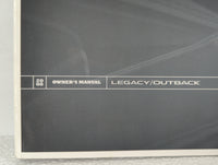 2008 Subaru Legacy Owners Manual Book Guide OEM Used Auto Parts - Oemusedautoparts1.com