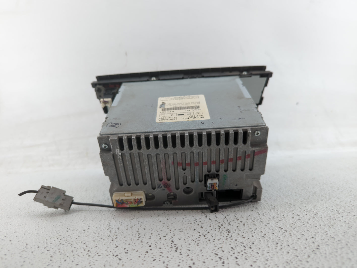 2007-2009 Subaru Legacy Radio AM FM Cd Player Receiver Replacement P/N:86201AG72A 86201AG69B, 86201AG69A Fits Fits 2007 2008