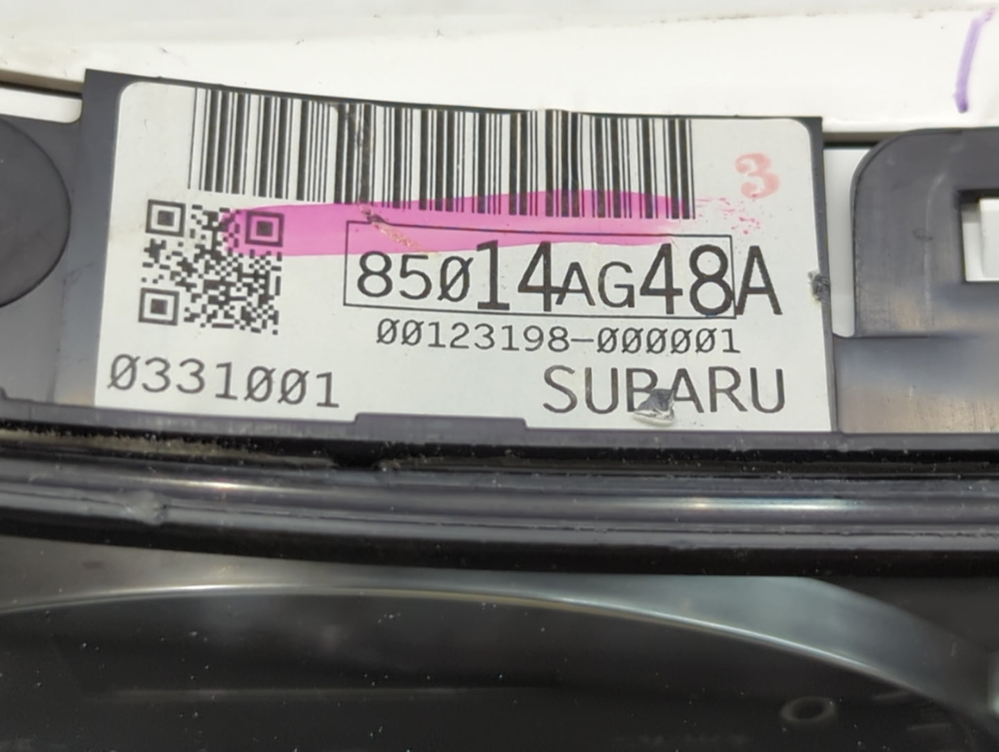 2008 Subaru Legacy Instrument Cluster Speedometer Gauges P/N:85014AG48A Fits OEM Used Auto Parts - Oemusedautoparts1.com