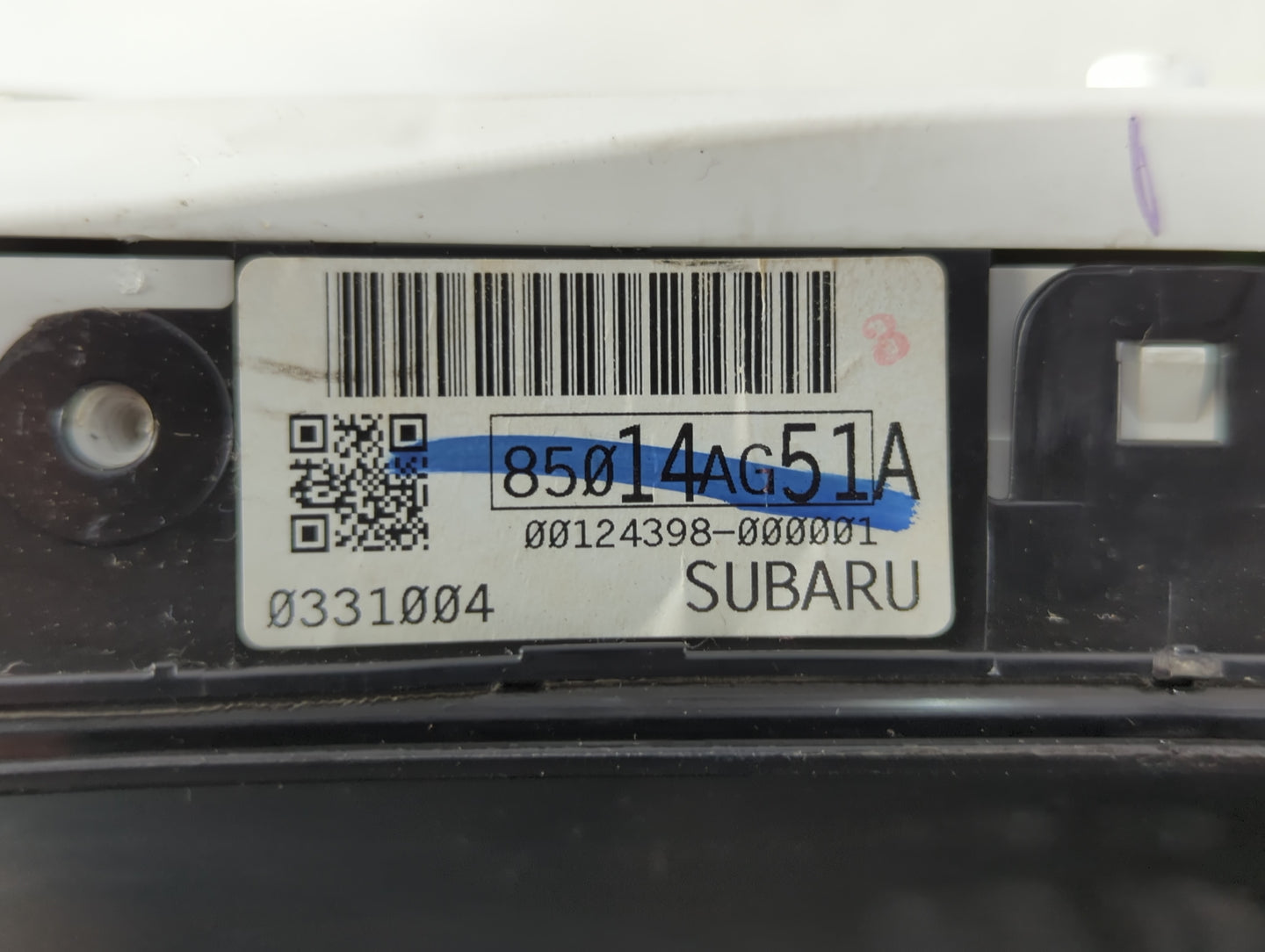 2008 Subaru Legacy Instrument Cluster Speedometer Gauges P/N:85014AG51A 0331004 Fits OEM Used Auto Parts - Oemusedautoparts1