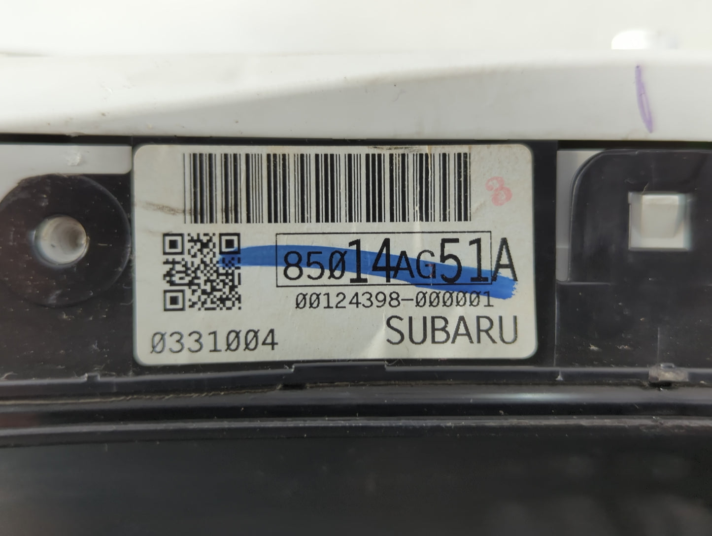 2008 Subaru Legacy Instrument Cluster Speedometer Gauges P/N:85014AG51A 0331004 Fits OEM Used Auto Parts - Oemusedautoparts1