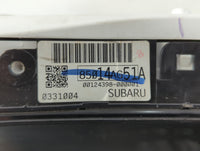 2008 Subaru Legacy Instrument Cluster Speedometer Gauges P/N:85014AG51A 0331004 Fits OEM Used Auto Parts - Oemusedautoparts1