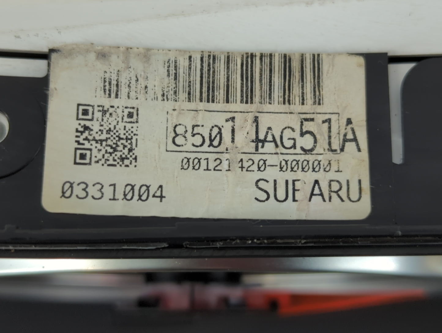 2008 Subaru Legacy Instrument Cluster Speedometer Gauges Fits OEM Used Auto Parts - Oemusedautoparts1.com