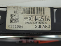 2008 Subaru Legacy Instrument Cluster Speedometer Gauges Fits OEM Used Auto Parts - Oemusedautoparts1.com
